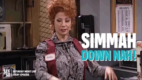 Calm Down Saturday Night Live GIF