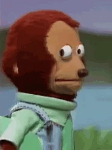 Suspicious Monkey GIF