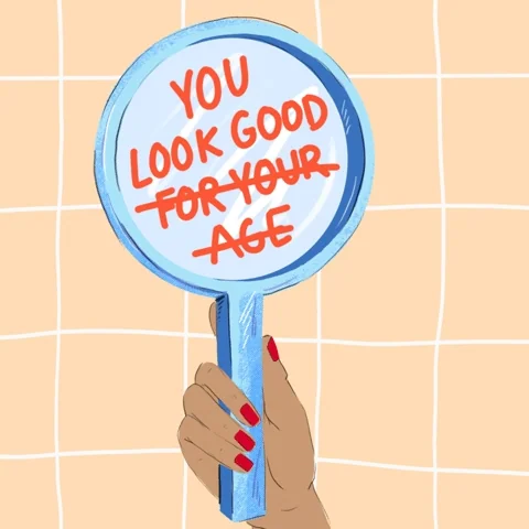 Aging Happy Birthday GIF