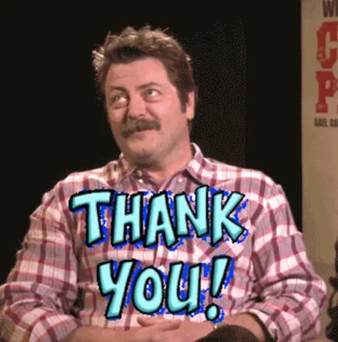 Funny Thank You GIF