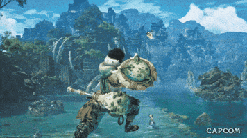 Swinging Video Game GIF by CAPCOM