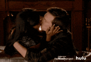 the mindy project kiss GIF by HULU