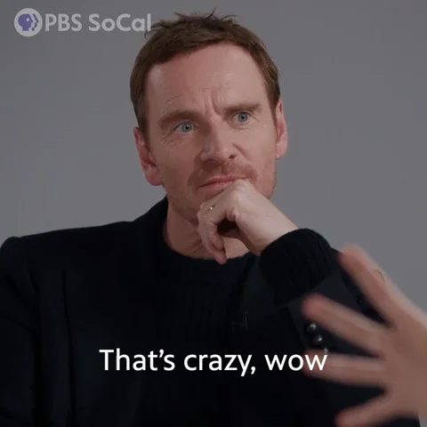 Michael Fassbender Wow GIF