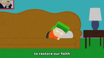 sad kyle broflovski GIF by South Park 