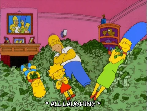 Happy Lisa Simpson GIF