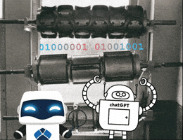 Robots GIF by GIF IT UP