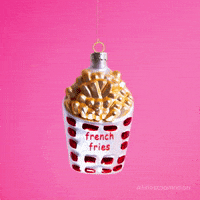 Christmas Tree Food GIF by linastopmotion