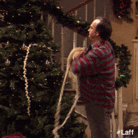 Merry Christmas Popcorn GIF by Laff