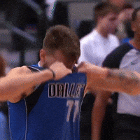 Luka Doncic Frustrated GIF by Bleacher Report