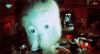 haunted house wink GIF