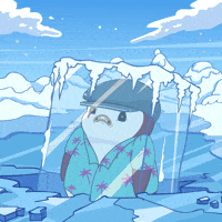Freezing Ice Cube GIF by Pudgy Penguins