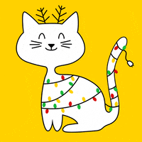 Cat Christmas GIF by Kochstrasse™