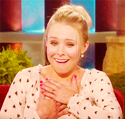 Giphy - Kristen Bell Awww GIF
