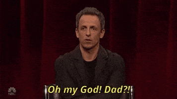 embarrassed seth meyers GIF by Saturday Night Live