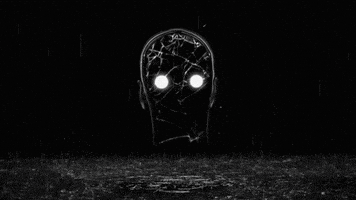 black and white loop GIF by A. L. Crego