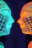 sci-fi kiss GIF by kidmograph