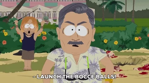 exclaiming running GIF by South Park