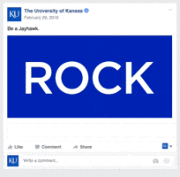 Facebook Love GIF by University of Kansas