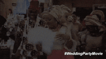 the wedding party love GIF by EbonyLife TV