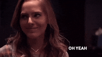 Oh Yeah Reaction GIF by Lauren Jenkins