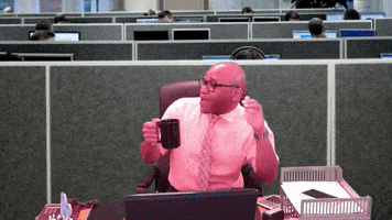 Coffee Break Reaction GIF by Robert E Blackmon