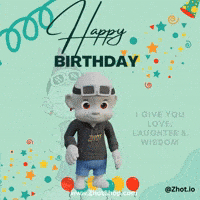 Happy Birthday GIF by Zhot