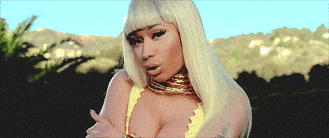 nicki minaj wink GIF