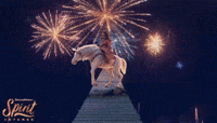 Celebration Sparkling GIF by DreamWorks Spirit