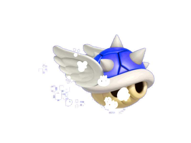 Blue Shell Gif Mario Kart