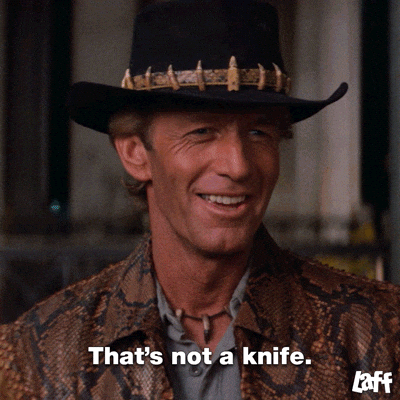 Mick Dundee: Das ist ein Messer!