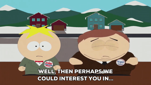 selling eric cartman GIF by South Park - Find & Share on GIPHY