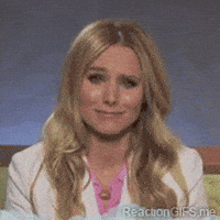 Sad Kristen Bell GIF