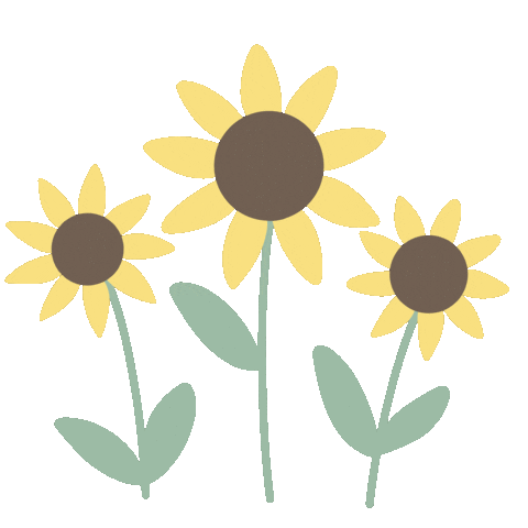 Flowers Hearts Sticker