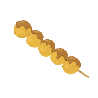 koanneko food eating ball snacks Sticker