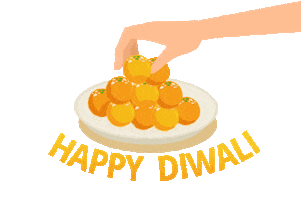 cupshup yellow diwali happy diwali mithai Sticker