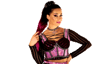 Pink Hair Flip Sticker by SixTheMusicalUS