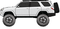 trail4r toyota offroad overland trd Sticker