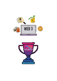 Pink Crypto Sticker by DFINITY