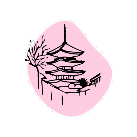 Travel Japan Sticker