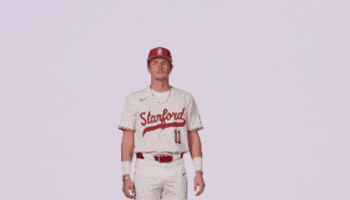 Baseball Point GIF by Stanford Athletics
