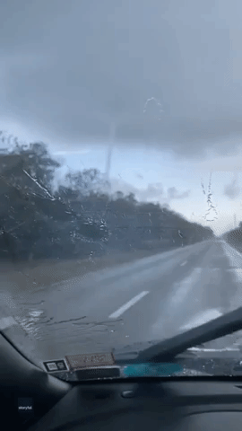 Massive Waterspout Forms in Florida Keys