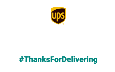 Thanks Thank You Sticker by UPS