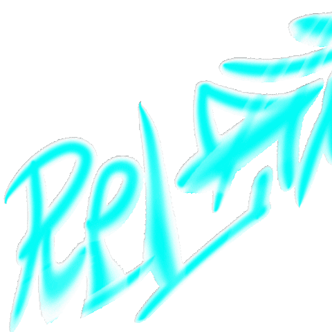 Relax Sticker