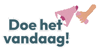 Doe Megafoon Sticker by BMHK