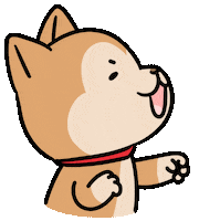 Shiba Inu Love Sticker by Ai and Aiko