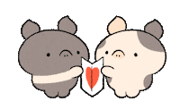 小豬 Love Sticker by BREAD TREE