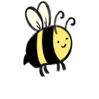 Bee Buzz Sticker by Jaygifs