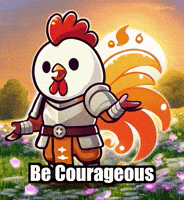 Courage GIF by Zorooster