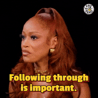 Follow Through Keke Palmer GIF by First We Feast