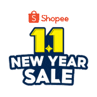 Happy New Year Selamat Natal Sticker by Shopee Indonesia